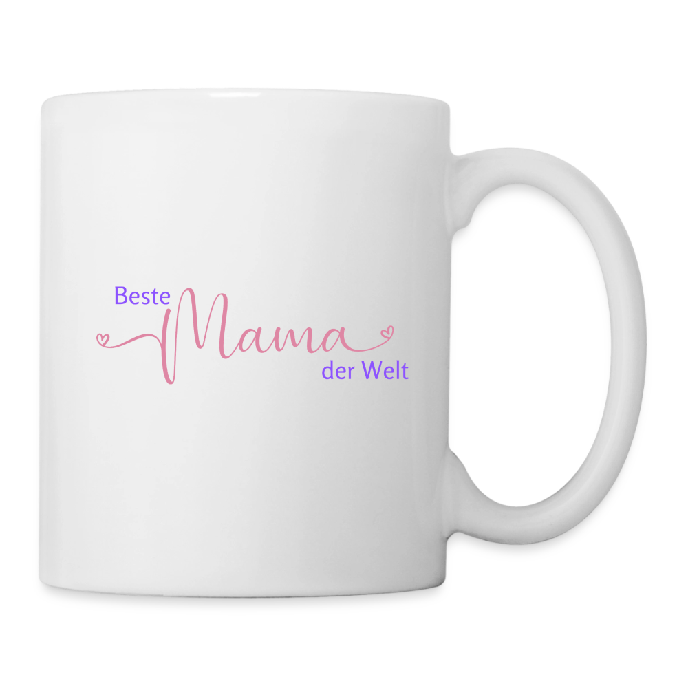 Tasse beste mama der welt - Weiß