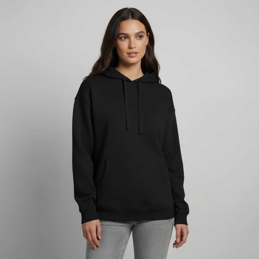 Oversized Unisex Hoodie von Stanley/Stella - Queen - Schwarz