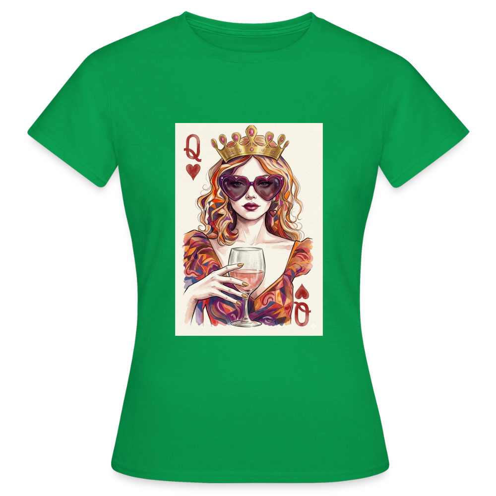 Frauen T-Shirt Queen - Kelly Green