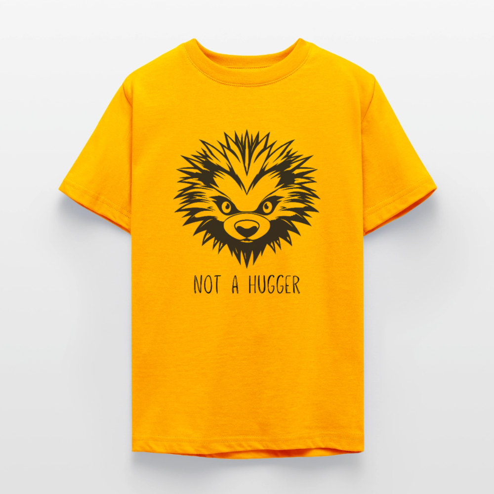 Teenager T-Shirt Not A Hugger - Gold