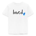 Kinder T-Shirt loved - Weiß