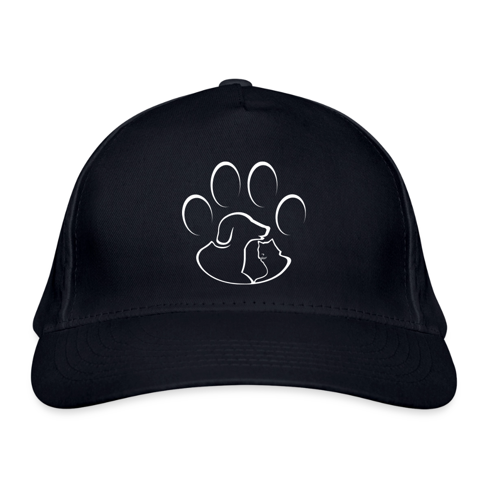 Bio-Baseballkappe Pfote Katze Hund - Navy
