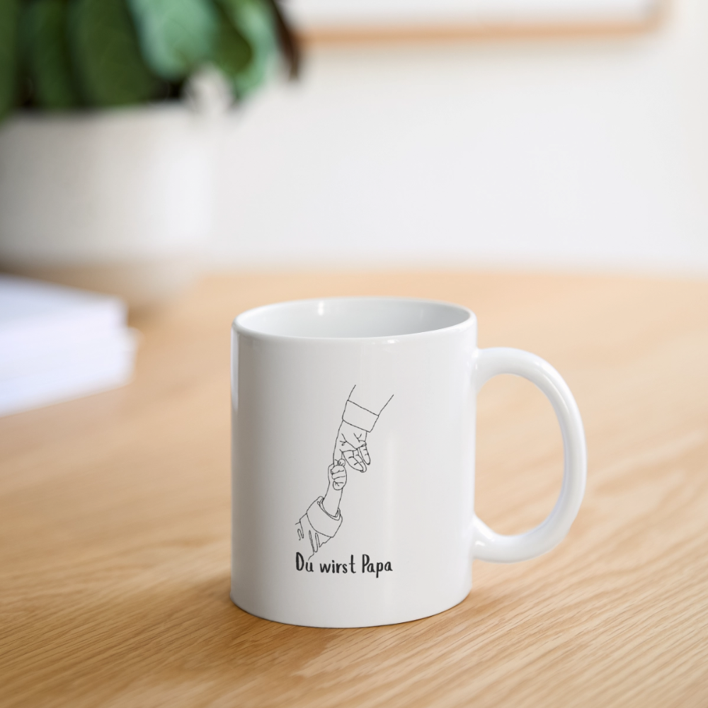 Tasse du wirst papa - Weiß