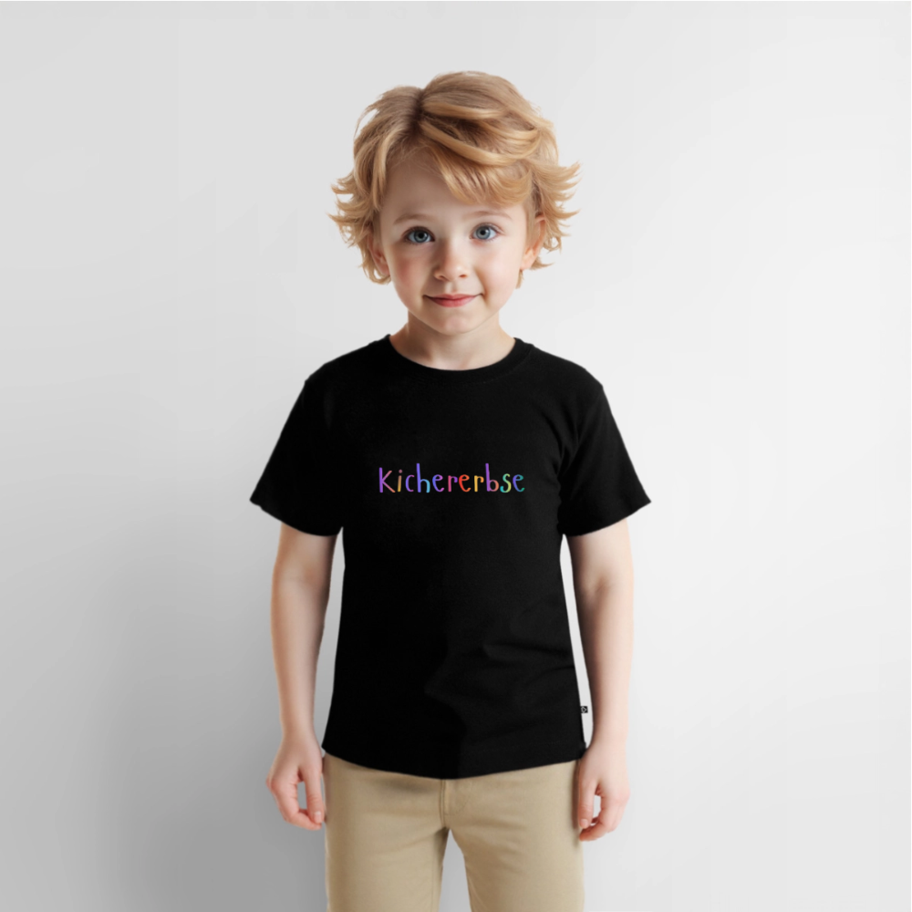 Kinder Premium T-Shirt Kichererbse - Schwarz