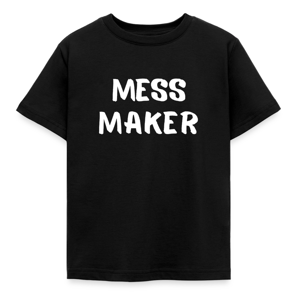 Kinder T-Shirt mess maker - Schwarz