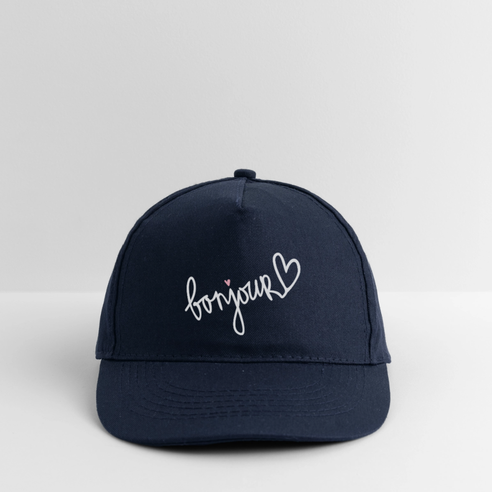 Bio-Baseballkappe bonjour - Navy
