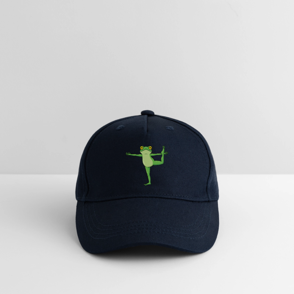 Kinder Bio Basecap Yoga Frog - Navy