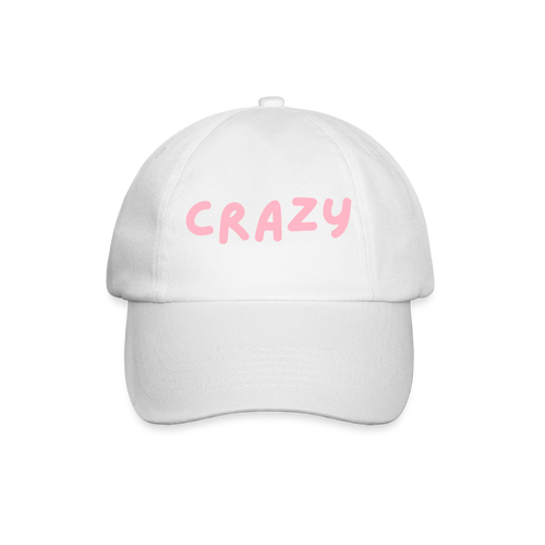Baseballkappe Crazy - Weiß/Weiß