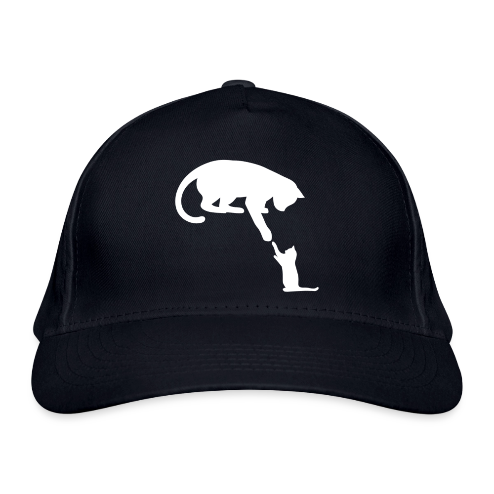 Bio-Baseballkappe cat and kitten - Navy