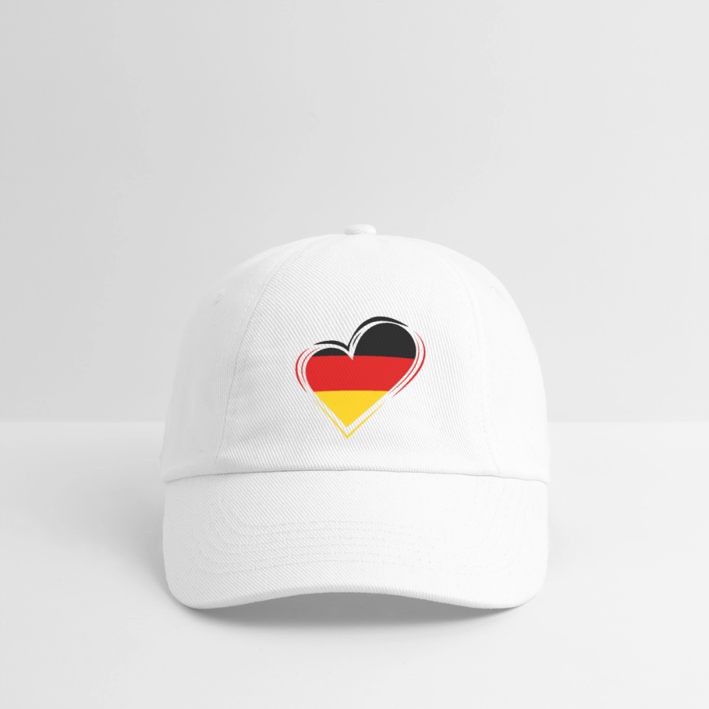 Baseballkappe Deutschland - Weiß/Weiß