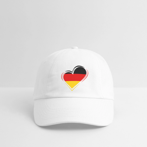 Baseballkappe Deutschland - Weiß/Weiß