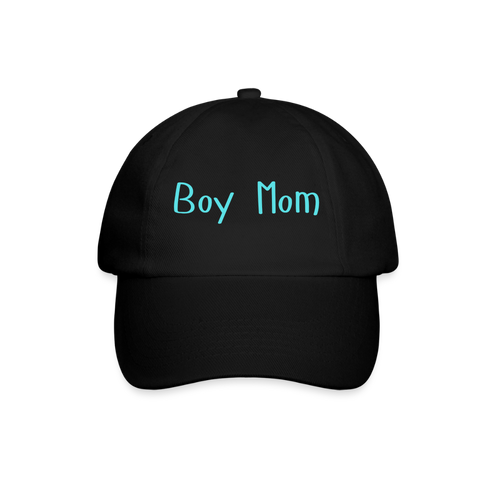 Baseballkappe Boy Mom - Schwarz/Schwarz
