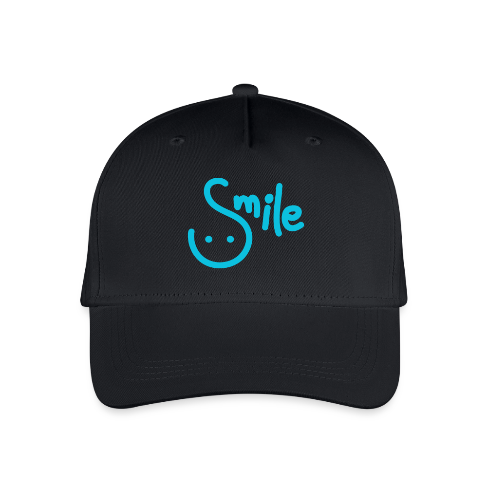 Kinder Bio Basecap Smile - Schwarz