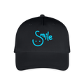 Kinder Bio Basecap Smile - Schwarz