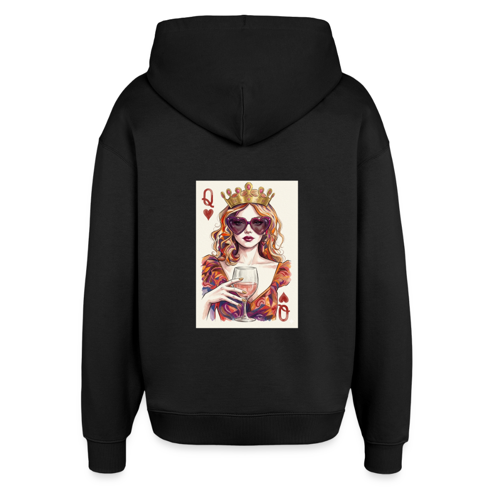 Oversized Unisex Hoodie von Stanley/Stella - Queen - Schwarz