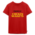 Kinder Premium T-Shirt powered by chicken nuggets - Rot