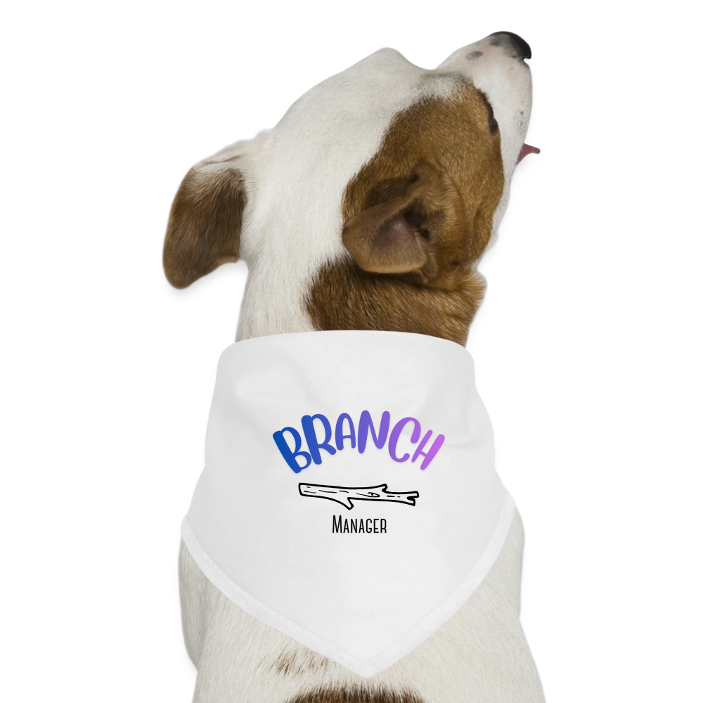Hunde-Bandana Branch Manager - Weiß