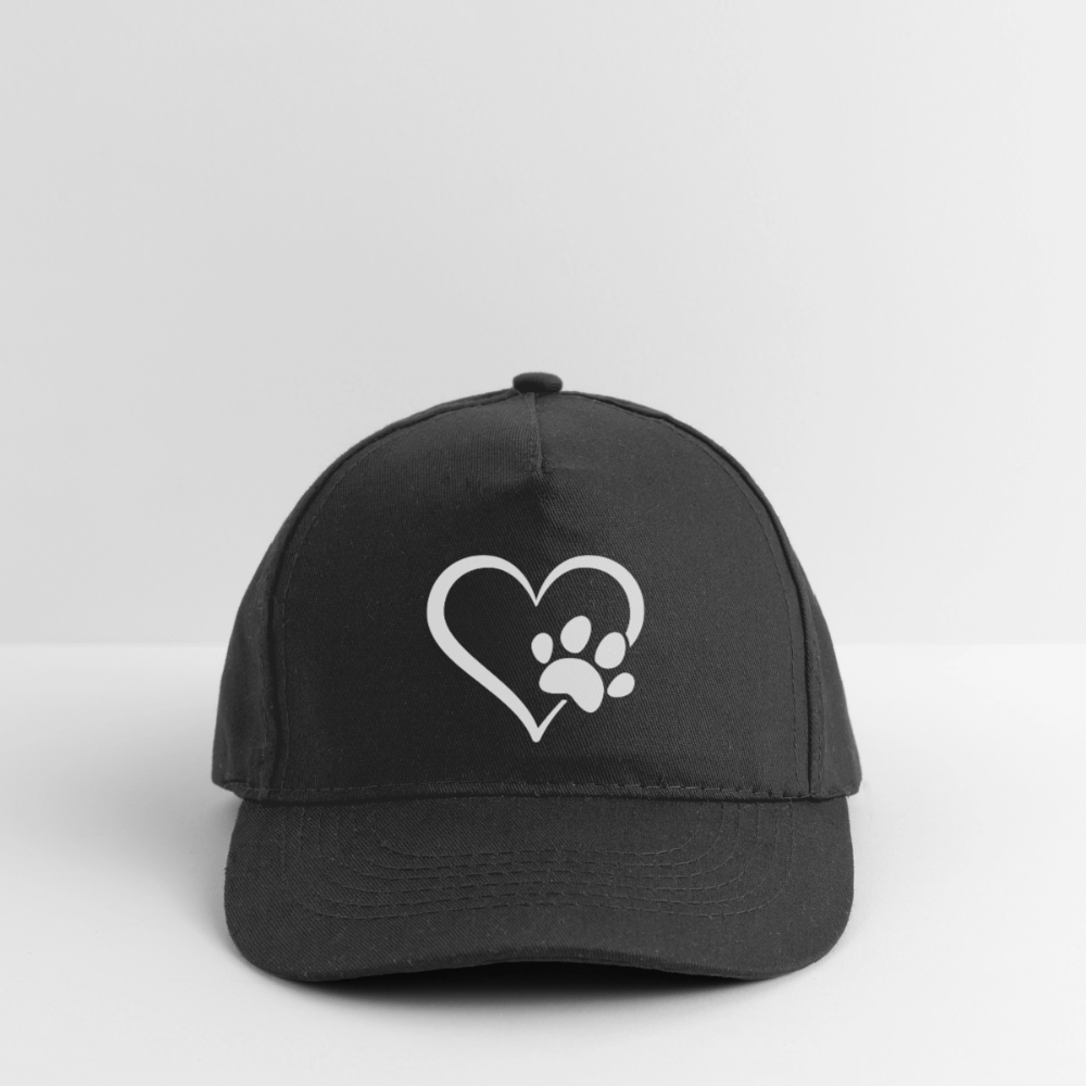 Bio-Baseballkappe Pfotenliebe - Graphite