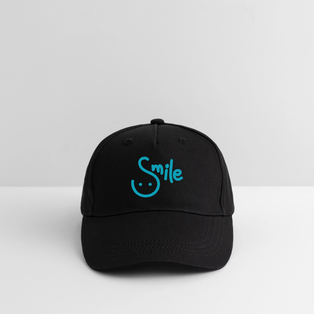 Kinder Bio Basecap Smile - Schwarz