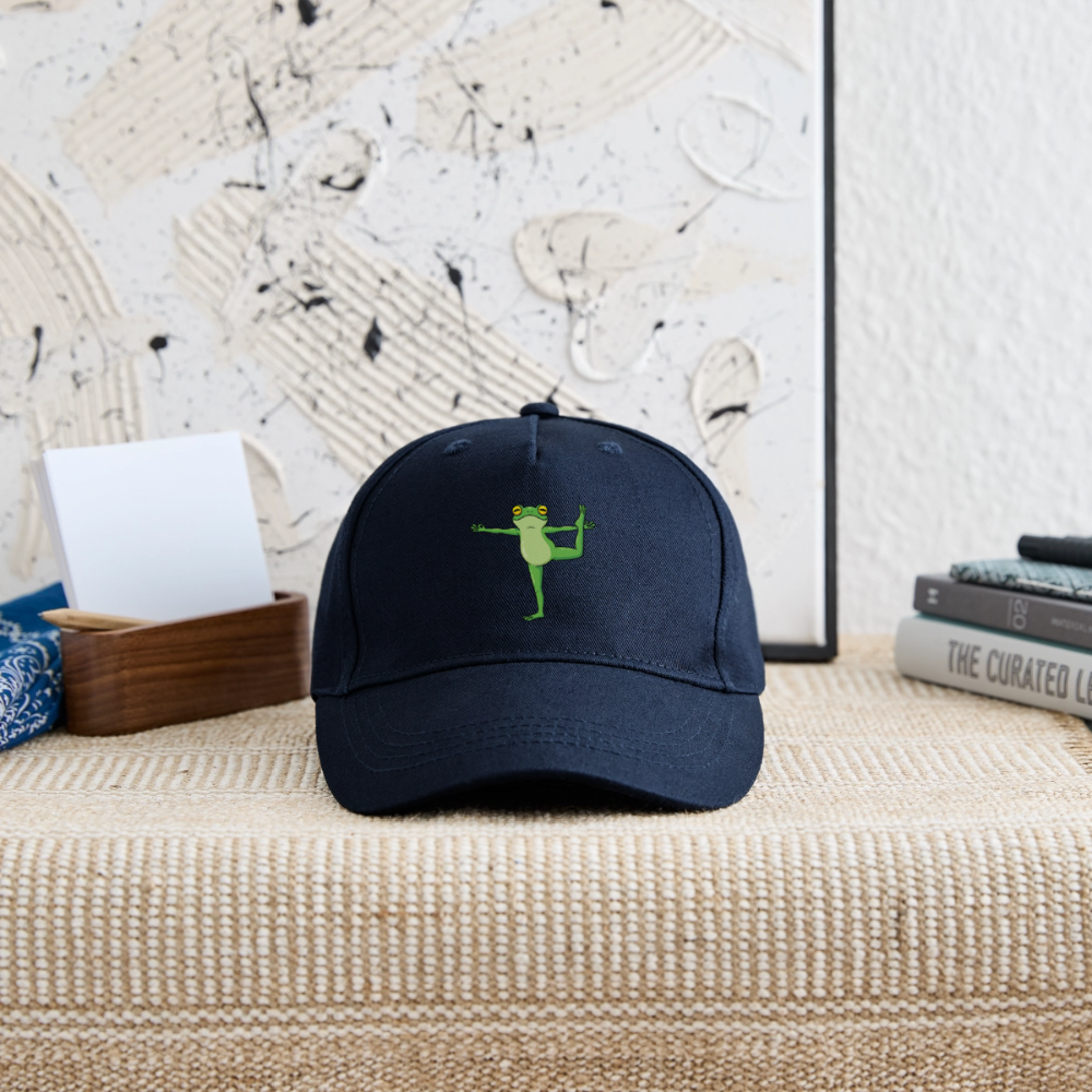 Kinder Bio Basecap Yoga Frog - Navy