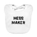 Baby Bio-Lätzchen mess maker - Weiß