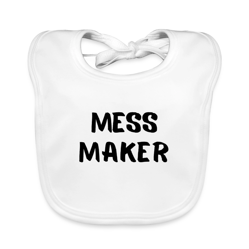 Baby Bio-Lätzchen mess maker - Weiß