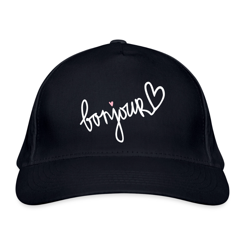 Bio-Baseballkappe bonjour - Navy