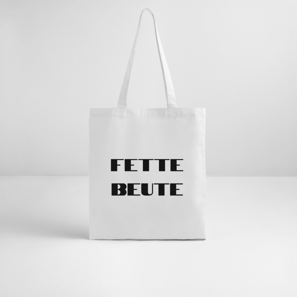 Stanley/Stella Bio-Stoffbeutel fette beute - Weiß