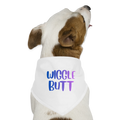 Hunde-Bandana Wiggle butt - Weiß