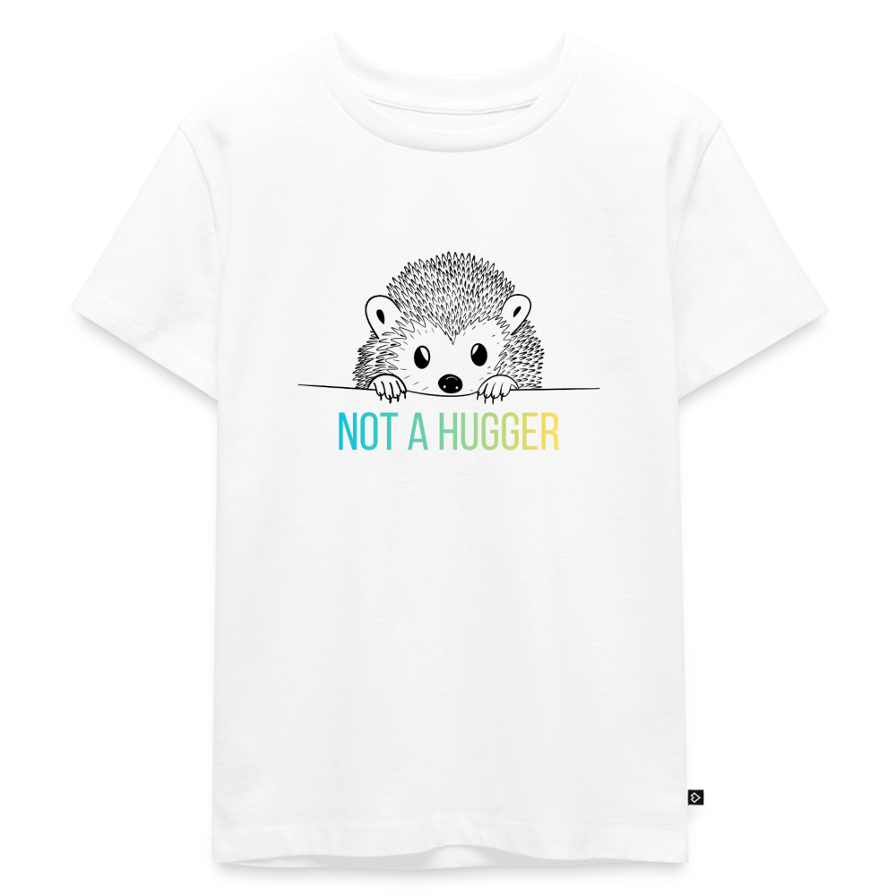 Kinder Premium T-Shirt not a hugger - Weiß