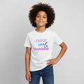 Kinder T-Shirt Frech Wild & Wunderbar - Weiß