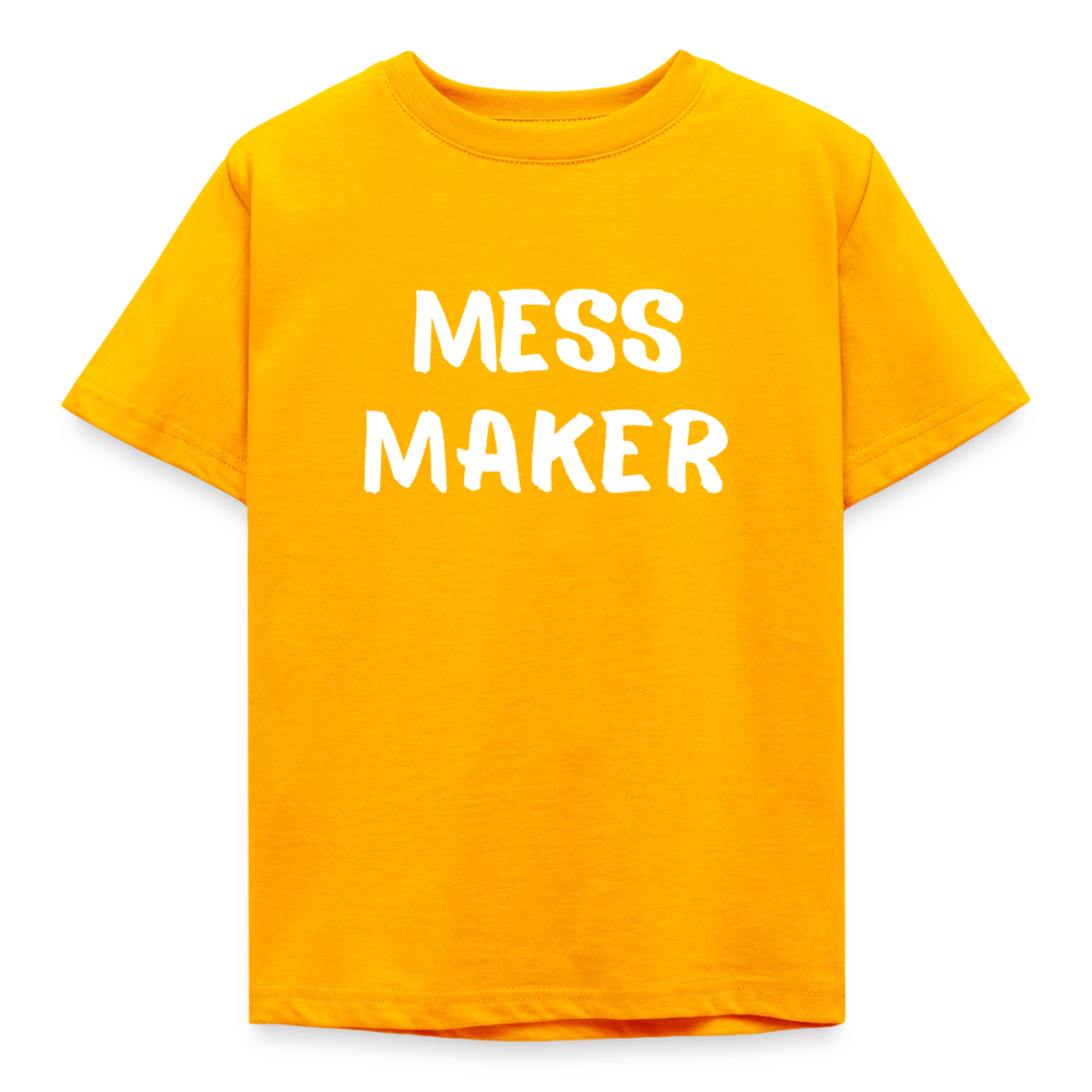 Kinder T-Shirt mess maker - Gold