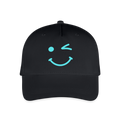 Kinder Bio Basecap Smiley - Schwarz