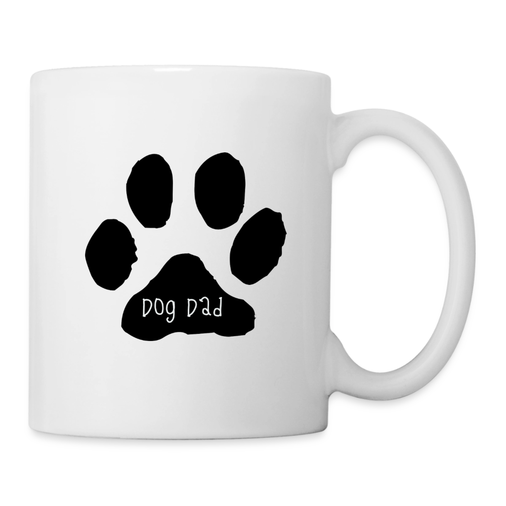 Tasse dog dad - Weiß