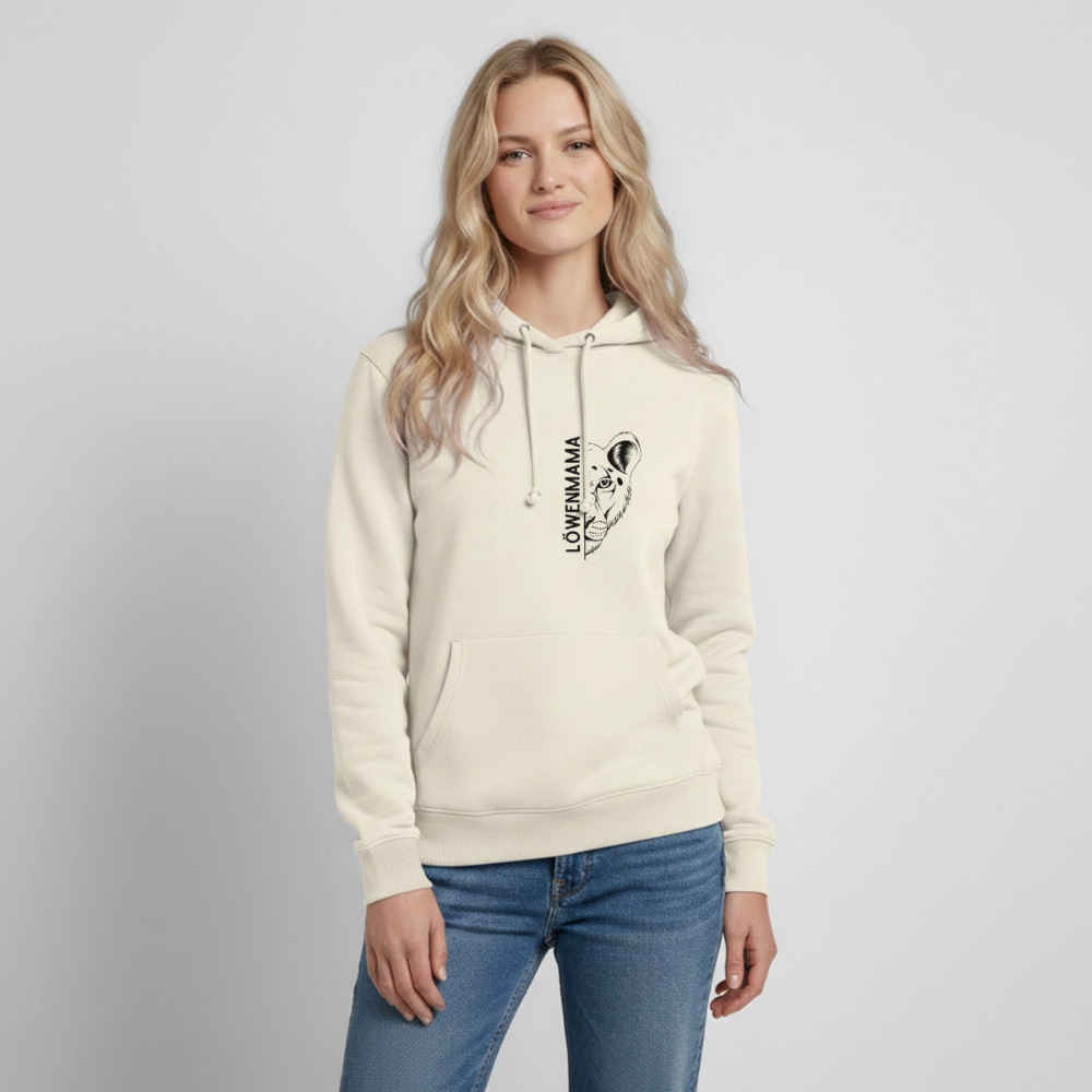 Frauen Hoodie Löwenmama - Vanille-Milchshake