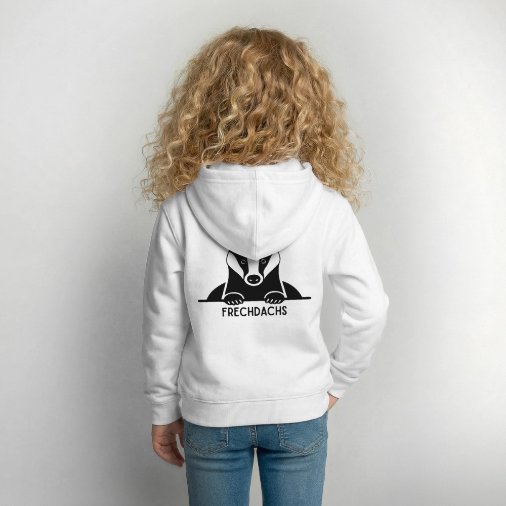 Kinder Hoodie Frechdachs - Weiß