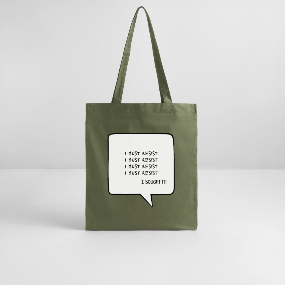 Stanley/Stella Bio-Stoffbeutel i must resist - Khaki