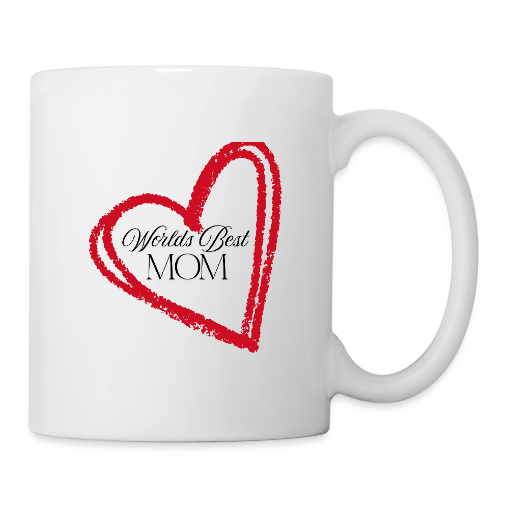 Tasse Worlds best mom - Weiß