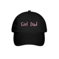 Baseballkappe Girl Dad - Schwarz/Schwarz
