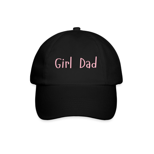Baseballkappe Girl Dad - Schwarz/Schwarz