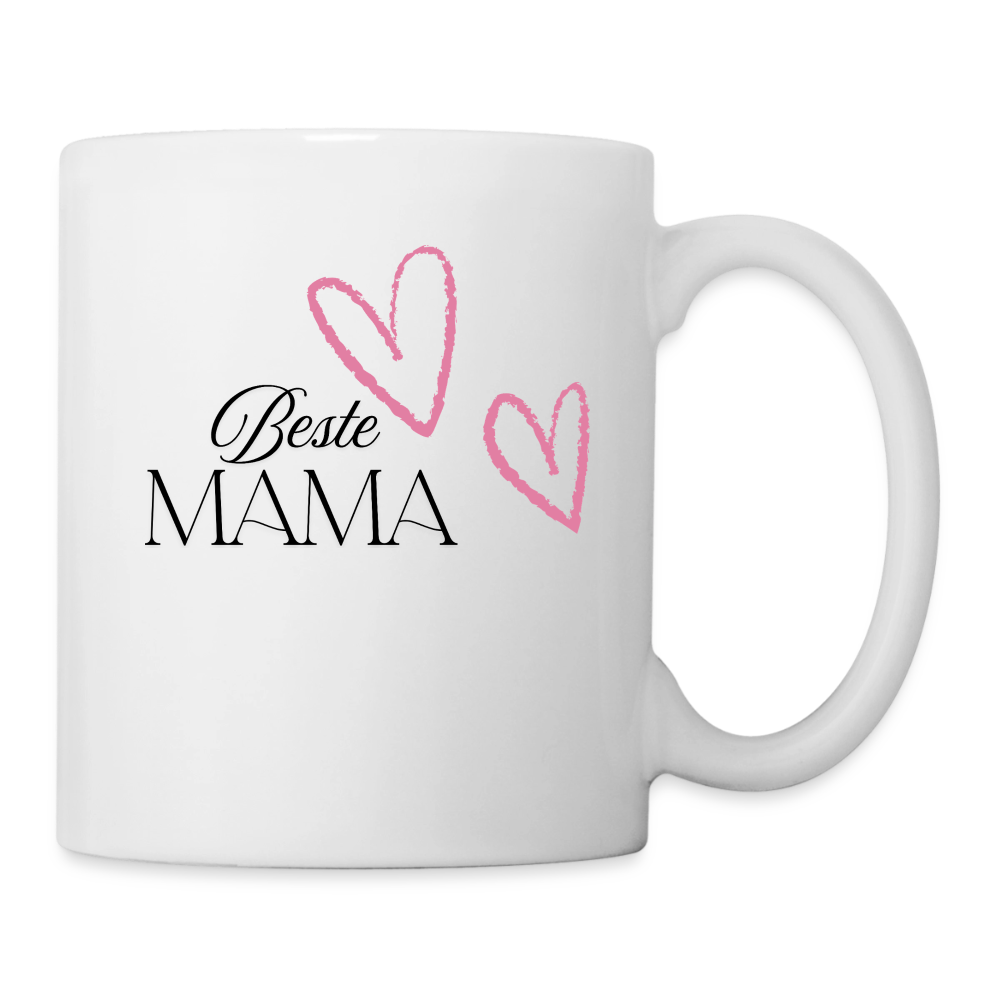 Tasse beste mama - Weiß