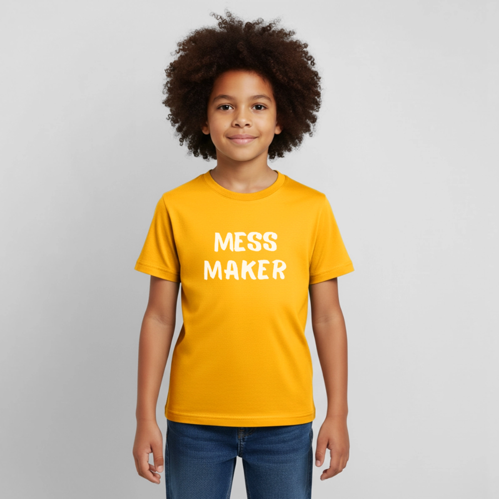Kinder T-Shirt mess maker - Gold