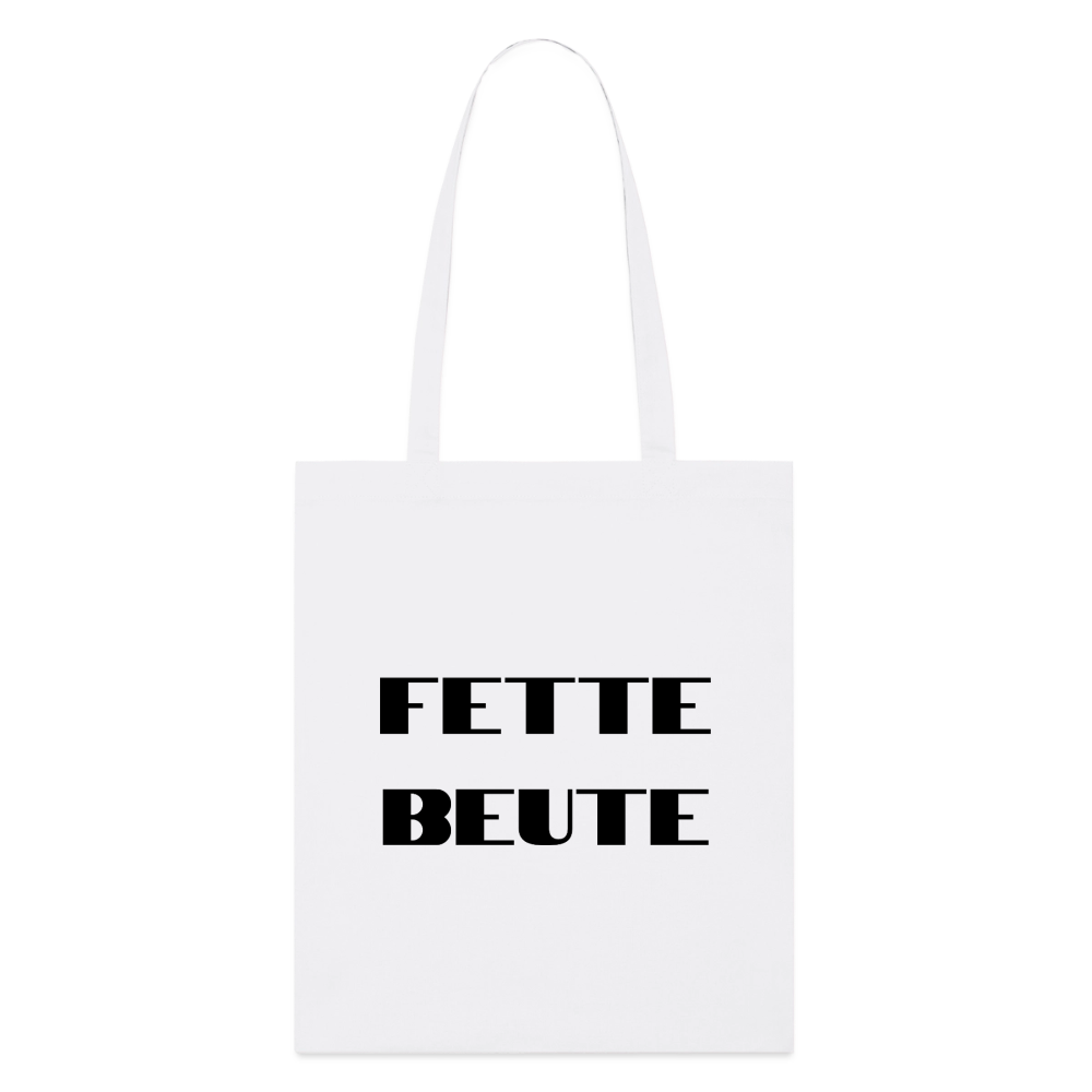 Stanley/Stella Bio-Stoffbeutel fette beute - Weiß