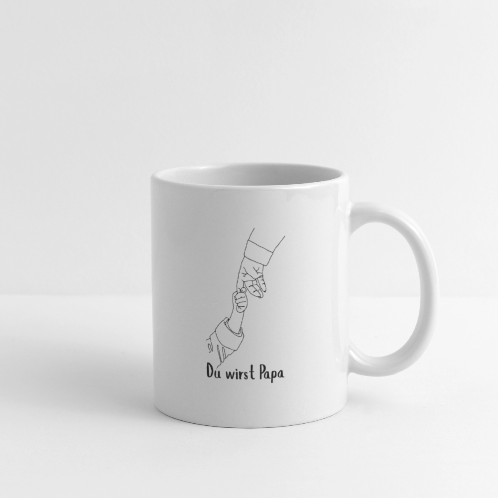 Tasse du wirst papa - Weiß