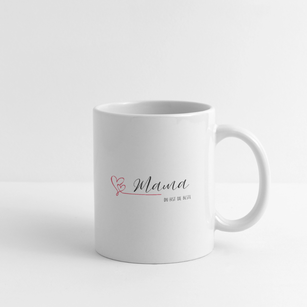 Tasse Mama Du Bist Die Beste - Weiß