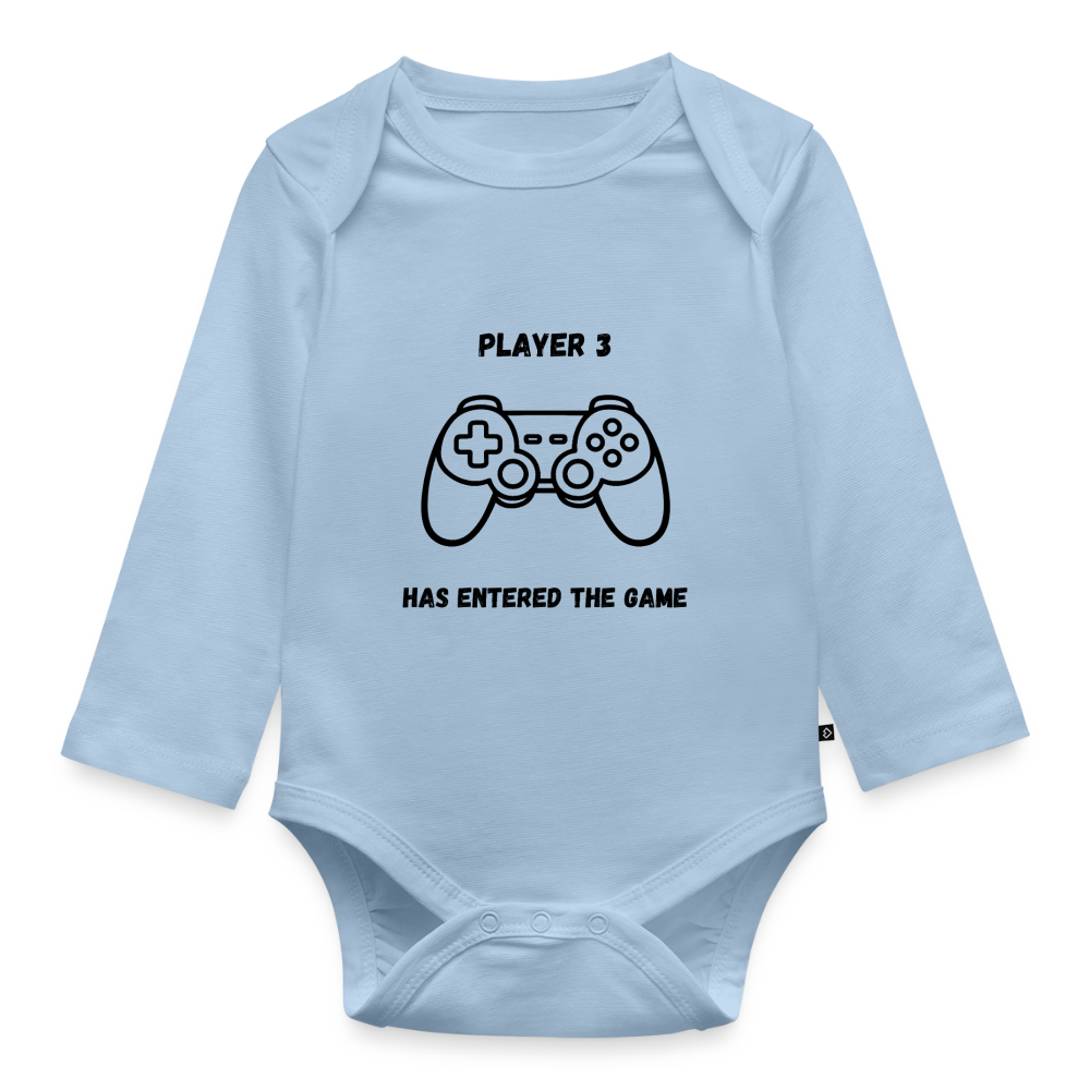 Baby Bio-Langarm-Body player 3 has entered the game - Hellblau