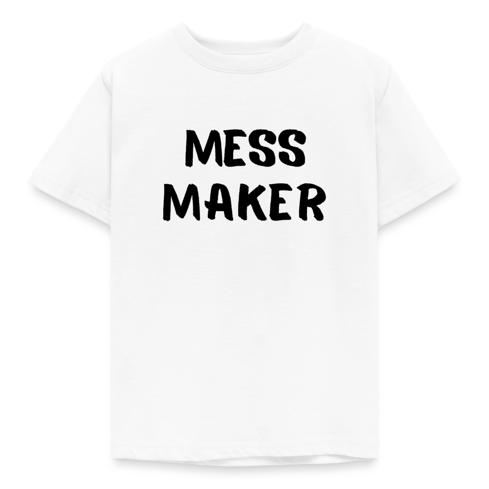 Kinder T-Shirt mess maker - Weiß