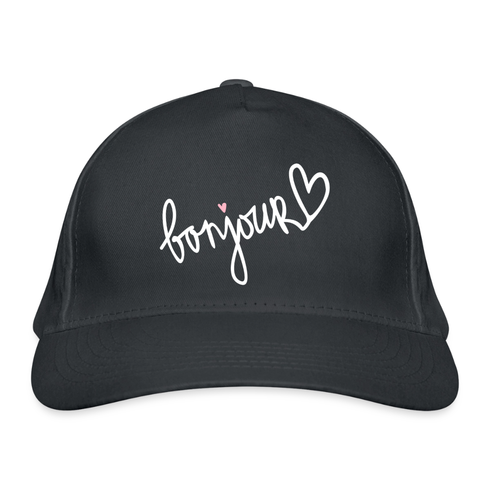 Bio-Baseballkappe bonjour - Graphite