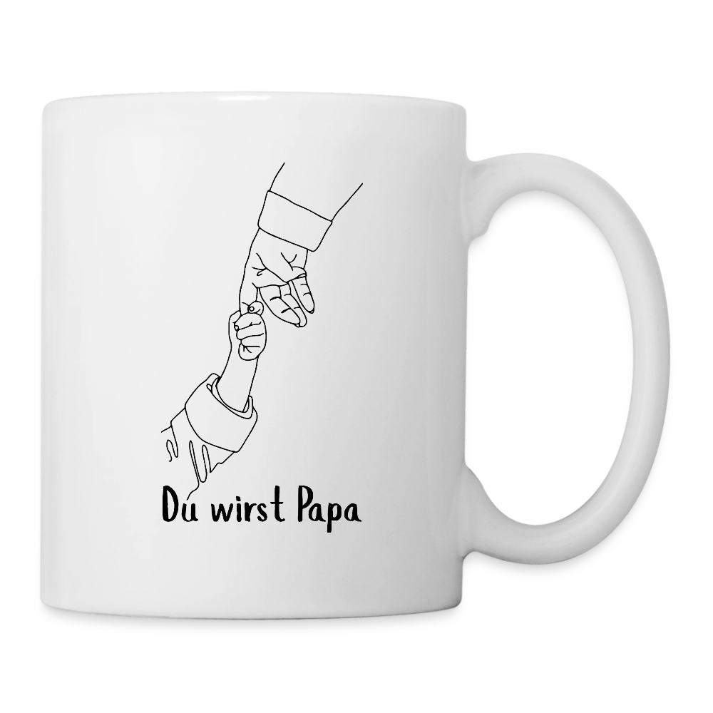 Tasse du wirst papa - Weiß
