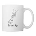 Tasse du wirst papa - Weiß